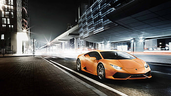 Orange Lamborghini Huracan , lamborghini-huracan, lamborghini, cars HD wallpaper