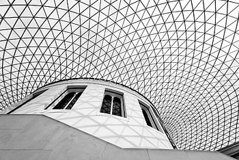 British Museum, Roof design, Artistic inspiration, Online creativity HD wallpaper
