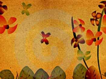 flowers and leafs, creative, nice HD wallpaper