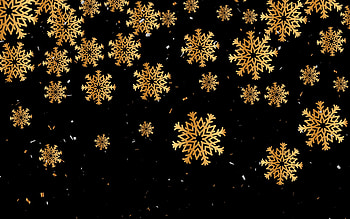 Pattern, golden, winter, black, snowflake, iarna, texture HD wallpaper