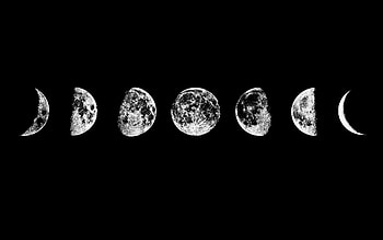 Hipster Moon, Unique , Indie style, Moon phases HD wallpaper