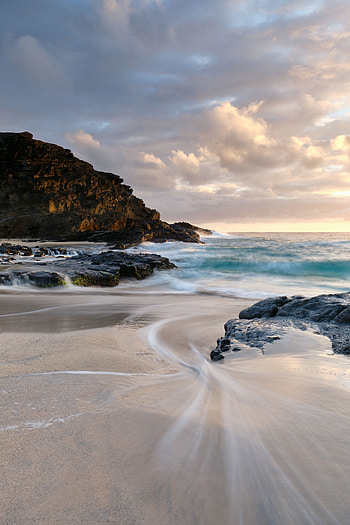 Nature, Sand, Rocks, Shore, Bank, Ocean, Surf HD phone wallpaper