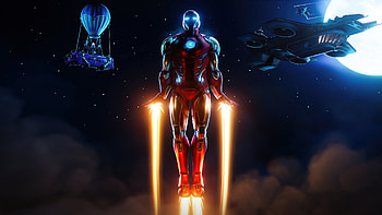 Iron Man Fortnite , iron-man, fortnite, games HD wallpaper