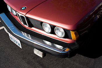 Classic, BMW car, headlight HD wallpaper