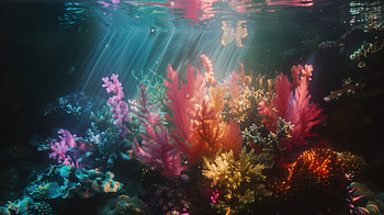 Reef Underwater Coral, reef, underwater, coral, sea life HD wallpaper
