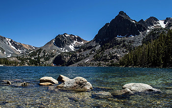 East Lake, Hoover Wilderness, California, sky, rocks, mountains, peaks, usa HD wallpaper