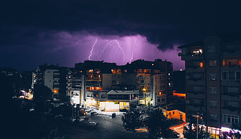 Cities, Clouds, Building, Mainly Cloudy, Overcast, Thunderstorm, Storm HD wallpaper