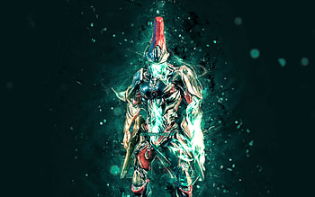Revenant, , blue neon lights, Warframe, RPG, Warframe characters, Revenant Build, Warframe Builds, Revenant Warframe HD wallpaper
