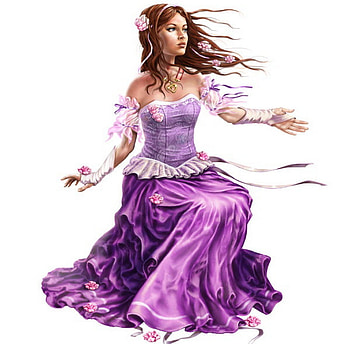 Lady, abstract, fantasy, girl, beauty HD wallpaper