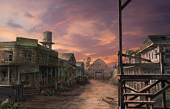 Ghost Town, Old West, Abandoned buildings, Western aesthetic HD wallpaper