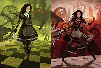 Alice madness Returns, cute, girl, alice, bloody HD wallpaper