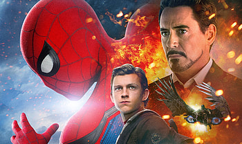 Tony Stark, Spider-Man (Tom Holland) HD wallpaper