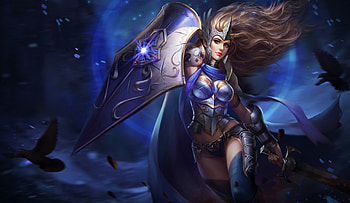 Fantasy Warrior Girl With Shield And Sword, warrior, fantasy-girls, sword, shield, artist, artwork, digital-art HD wallpaper