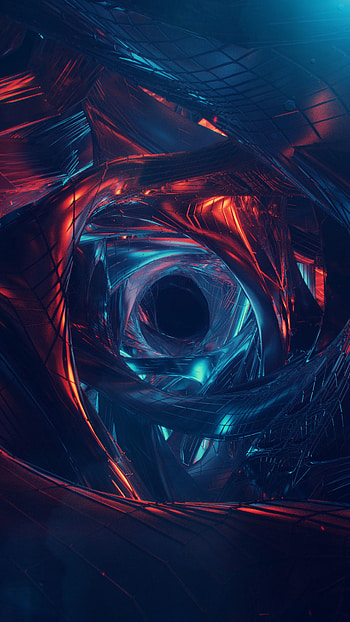Abstract, Art, Futurism, Worm-Hole, Wormhole, Visualization, Mole Hole, Mole Burrow HD phone wallpaper