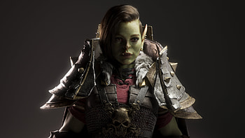 Armored orc creation, ZBrush and Substance workflow, Impressive detailing, Textured masterpiece HD wallpaper