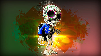 Mariachi Skull, video game, Raccoo Venture HD wallpaper