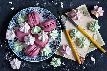 Food, Cookies, Bakery Products, Baking, Meringue, Macaroon, Makaroun HD wallpaper
