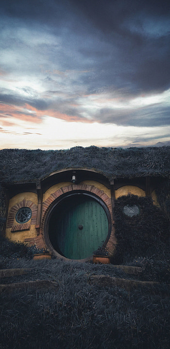 Hobbiton Movie Set, New Zealand HD phone wallpaper