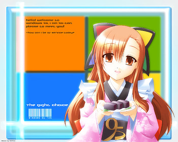 Os-tan : A Nostalgic Windows XP Tribute, Anime, Os-tan, Windows XP HD wallpaper