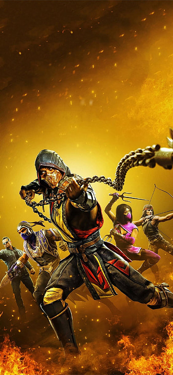 Mortal Kombat 11, Scorpion (Mortal Kombat) HD phone wallpaper