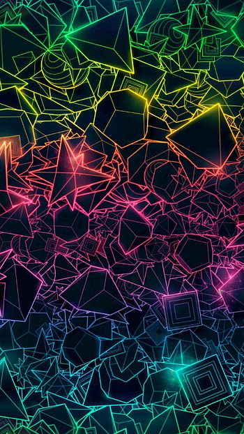 Geometric Abstract, Psychedelic art, Abstract , Unique designs HD phone wallpaper