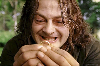 The One Ring, Gollum HD wallpaper
