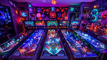 Vibrant Arcade Pinball Machine, pinball, Pinball Machine HD wallpaper