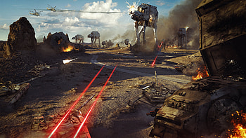 AT-AT Planetfall — Sci‑Fi Invasion, AT-AT Walker, Sci Fi, space invasion HD wallpaper
