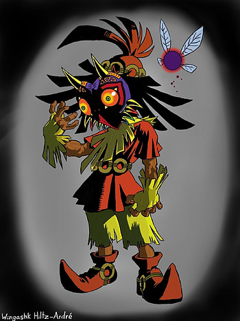 For > Majoras Mask Skull Kid HD phone wallpaper