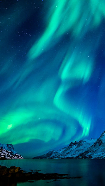 Aurora Borealis, Mesmerizing , Celestial spectacle, Nature's marvel HD phone wallpaper