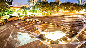 Fort Worth Water Gardens, Fort Worth HD wallpaper
