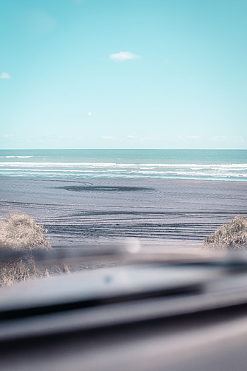 Nature, Waves, Beach, Horizon, Coast, Ocean HD phone wallpaper