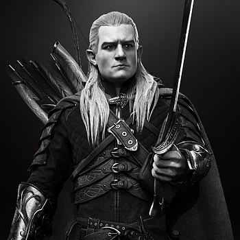 Monochrome, Legolas HD phone wallpaper