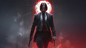The Baba Yaga John Wick Fury, john-wick, movies, artwork, art, digital-art, ai HD wallpaper