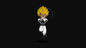 Gotenks Dragon Ball Z, dragon-ball-z, dragon-ball, artist, artwork, digital-art, anime, dark, black HD wallpaper