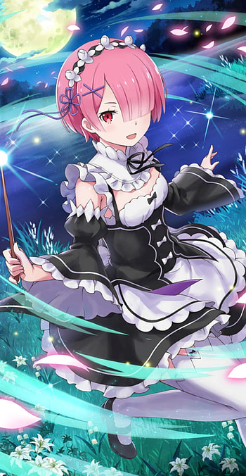 Re zero Ram, ramu, anime girl, best girl, ram re zero, ram rezero, waify, rezero, girl, re zero, ラム, best waifu of re zero, anime cute girl, rezero ram, waifu, anime best girl, anime, best waifu HD phone wallpaper