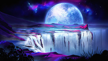 Night Of Magic Moon , artist, artwork, digital-art, artstation HD wallpaper