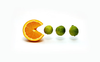 Funny, Fruits HD wallpaper