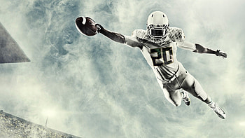 football action, Dynamic quarterback plays, Incredible receptions, NFL excitement HD wallpaper