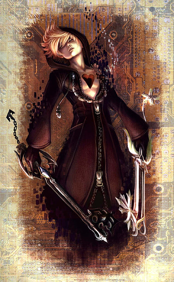 Kingdom Hearts, Awesome art, Roxas, KH HD phone wallpaper