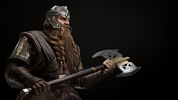 Gimli, Rudo Turiak, Lord of the Rings HD wallpaper