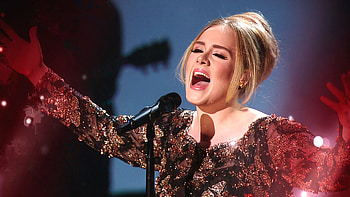 Adele's captivating presence, Melodic voice, Musical genius, Striking HD wallpaper