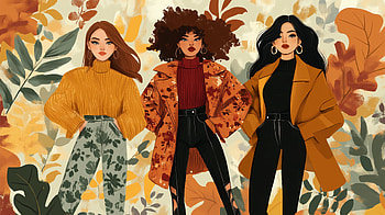 Chic Fall Fashion: Inspiration for Women, woman, fall fashion, fashion, illustration, Autumn HD wallpaper