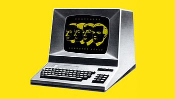 Kraftwerk , Electronic music, Futuristic visuals, Iconic logo HD wallpaper
