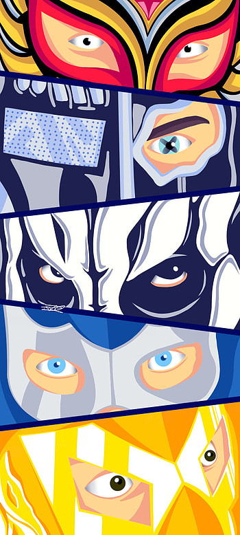 Lucha Libre, Blue demond HD phone wallpaper