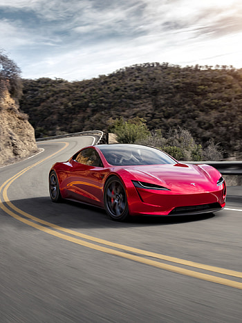 Roadster, Tesla HD phone wallpaper