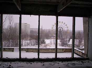 Chernobyl, Winter, , Pripyat Amusement Park, Ruin HD wallpaper