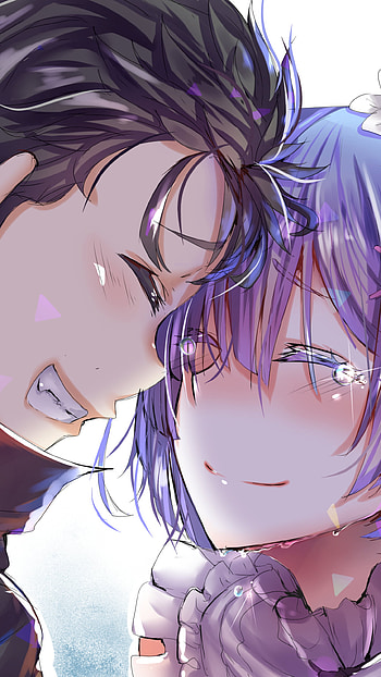 Subaru Natsuki, Rem (Re:ZERO), Anime, Re:Zero - Starting Life in Another World HD phone wallpaper
