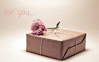 Flower, Miscellanea, Miscellaneous, Box, Present, Gift HD wallpaper