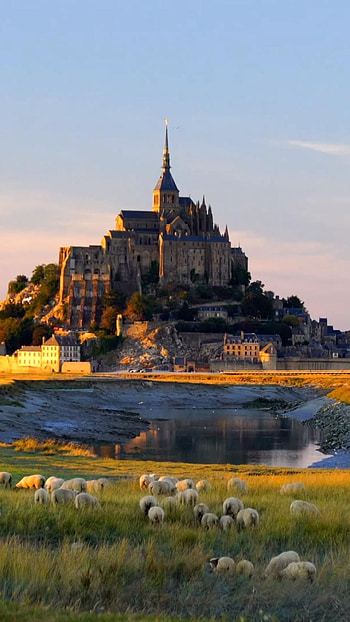 Mont Saint Michel, Wanderlust destinations, Beautiful places, Travel inspiration HD phone wallpaper